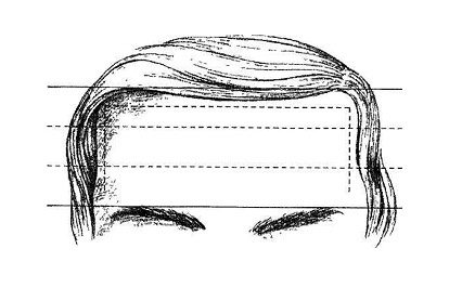 Лоб и линия роста волос по Сианг Мин