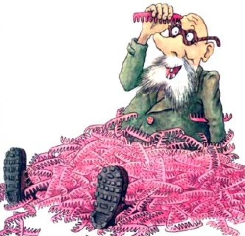 Пробор на голове у женщин. Прямой 18